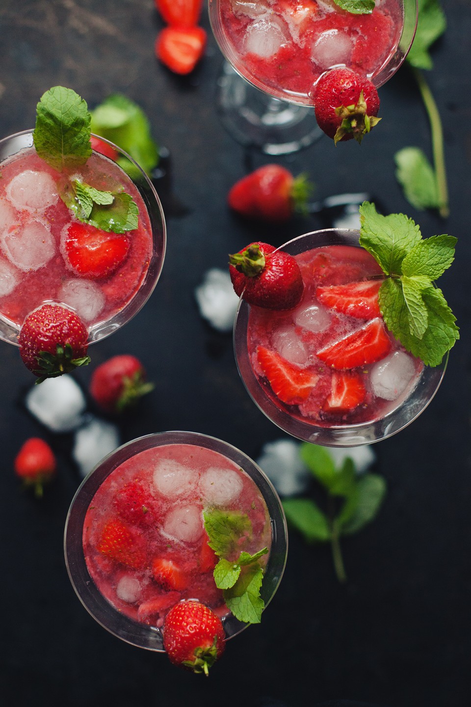 Living The Healthy Choice // Erdbeer-Ingwer-Cocktail